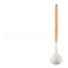 Utensílios de Cozinha com Cabo de Madeira, Conjunto de Espátulas de Silicone, Espátula e Colher de Silicone Resistentes a Altas Temperaturas, Ferramentas de Cozinha Antiaderentes, Espátula de Cozinha