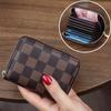 Cartera Integrada Porta Tarjetas para Mujer de Gran Capacidad Anti-desmagnetización Mini Pequeña Cartera para Monedas para Mujer Porta Tarjetas para Licencia de Conducir