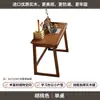 Escritorio estrecho de madera maciza, mesa de estudio para niños, escritorio pequeño para computadora de uso doméstico, escritorio de oficina minimalista nórdico, escritorio para escribir para estudiantes