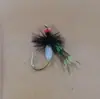 Isca Micro-Lure Veneno Mosquito Aprimorada Isca para Pesca com Mosca Boca de Cavalo Listrada Branca Tilápia de Riacho Gancho de Mosca Atacado