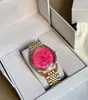 Reloj Vivian Nuevo Estilo Esfera Rosa Emperatriz Reloj para Mujer Reloj Azul Hielo Triturado Morado Fruta del Dragón Blanco Luz de Luna Reloj de Pulsera