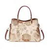 Bolso de cubo para mujer estilo chino nuevo, bolso de hombro vintage de verano moderno para ir al trabajo, bolso tote relajado y versátil