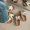 Sandalias de Mocasín Antideslizantes de Suela Gruesa Estilo Birkenstock de Retazos para Mujer, Verano 2026 Retro Casual para Uso Diario en Exteriores