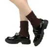 Pierneras de Punto Y2K Estilo Chica Dulce y Fresca Picante, Estilo Académico Versátil, Perfectas para Usar con Botas JK, Calcetines Holgados de Búho