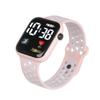 Reloj electrónico LED al por mayor disponible para niños y estudiantes, pulsera electrónica de silicona informal, reloj deportivo luminoso.