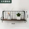 Estante de Almacenamiento para Pared sin Agujeros Estante de Almacenamiento de Madera de Hierro Montado en Pared Estante para Libros de Sala de Estar Estante de Cocina Ahorro de Espacio