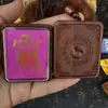 Mestre de Thangka Taoísta de Longhushan Pintado à Mão Tinta Dourada Ziwei Tabu Zhao Gongming Pingente Pingente Roxo