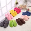 Nuevas Pantuflas de Felpa para Interior para el Hogar Otoño e Invierno Suelo de Madera Cálidas EVA Postparto Algodón Cixi