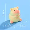 Mini-Paisagismo Pequenos Enfeites, Figuras de Animais Capivara e Pato Criativas e Fofas, Decorações para Carro e Mesa