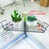 Estante Colgante de Escritorio de Hierro Estante de Almacenamiento Multicapa Estante para Macetas de Alféizar de Ventana Soporte para Plantas Suculentas de Escritorio de Oficina