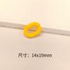 Hebilla de cadena en forma de U mate de 14 x 19 mm