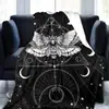 Manta de flanela com estampa HD de céu estrelado, manta de cochilo, manta de escritório, manta de sofá