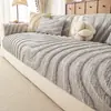 Cojín de sofá retro estilo francés transfronterizo, cojín de asiento cálido para otoño e invierno, nuevo diseño 2026, respaldo, a prueba de gatos, funda de sofá de felpa