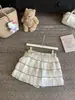 Falda de Pastel Dulce en Capas Estilo Nuevo 2026 con Cintura Elástica, Falda Corta Abullonada Línea A para Figuras Pequeñas, Falda Midi de Primavera y Verano