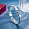 Pulsera retro retro de Loto nueva pulsera de moda abierta Corazón de Loto Sutra joyeria para mujer venta al por mayor