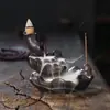 Inciensario de flujo inverso de cerámica más vendido Amazon Más vendido Inciensario de flujo inverso de Loto Piscis Mirando la Cascada Adornos