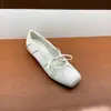 Sapatos Mary Jane Femininos com Aumento Interno de Altura, Bico Quadrado, Coleção Primavera 2026, Design franzido com cadarço e laço, Adequados para combinar com vestidos, Sapatos de festa