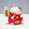 Nuevo Adorno de Gato de la Suerte de Cerámica Hucha con Función Automática de Asentimiento, Regalo de Gato de la Suerte para Escritorio para Apertura de Negocios, Venta al por Mayor desde Fabricante