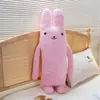 Almofada de Coelho de Veludo com Orelhas Longas Fofa Boneca de Dormir para Bebê Boneca de Menina Presente Almofada para Sofá de Casa
