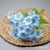 Flores Artificiais, Flores de Begônia, Flores Artificiais, Pequenos Buquês de Flores de Maçã, Hortênsias de 5 Pétalas, Arranjos de Mesa, Flores de Seda Transfronteiriças, Exportação