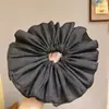 Grande novo anel de cabelo para cólon anel de cabelo liso cetim elegante francês feminino Joker alta elasticidade elástico corda de cabelo acessórios de cabelo atacado