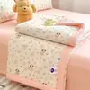Colcha Doudou Clase A, Colcha de Verano Refrigerante, Colcha para Aire Acondicionado, Colcha Fina de Verano, Lavable a Máquina, Colcha Infantil, Colcha Inductora del Sueño, Colcha Transpirable de Dibujos Animados
