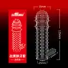 Preservativo Dente de Lobo de Cristal da Moda, Anel Bloqueador de Prepúcio e Retentor de Sêmen, Anel de Dedo, Brinquedo Sexual, Produtos para Adultos