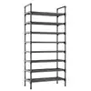 Estante de Zapatos Simple de Múltiples Niveles para Entrada, Hogar, Dormitorio, Armario Pequeño Estrecho Ahorrador de Espacio para Almacenamiento