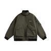 FEITO PARA DURAR Estilo Americano Retrô Roupa de Trabalho Bolso Grande Gola Casaco de Inverno Acolchoado de Algodão Unissex Casaco Acolchoado de Algodão Espesso M35
