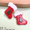 Joyería de Resina Serie de Papá Noel Accesorios DIY Hecho a Mano Funda para Teléfono Móvil Pasador Cuerda para el Cabello Caja de Almacenamiento Colgante para Bolsos
