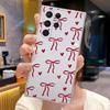 La Funda de Teléfono con Lazo Más Vendida de Amazon es Adecuada para Samsung S24/S25 Pequeña Fresca Galaxy S23 Funda Suave de TPU