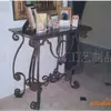 Exportações do Norte da China Mesa de Café de Ferro Forjado Estilo Europeu, Mesa de Jantar Artesanato em Metal, Estante de Armazenamento Forjada para Hall de Casa