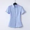 Nova Camisa Branca de Manga Curta para Verão 2026 para Servidoras Públicas, Tops Profissionais para Trabalho e Negócios, Camisas para Entrevista, Versátil