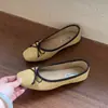 Primeiro Encontro Temporada Sapato de Salto Alto de Veludo com Laço Sapatilha de Ballet Sapatos Femininos 2026 Outono Versátil Solado Macio Sapatos para o Dia a Dia