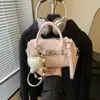 Bolsa de Boliche Prata de Luxo de Nicho para Mulheres 2026 Nova Versátil Casual Bolsa Transversal Estilo Ins Bolsa de Mão Bolsa Almofada