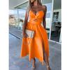 Vestido de viajero informal con temperamento de nueva moda 2023 para mujeres europeas y americanas de Amazon Independent Station