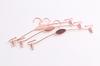 Percha para ropa interior de mujer al por mayor percha para tienda de ropa interior clip de metal para ropa interior soporte para ropa chapado en oro rosa