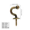 Jingmao Casaco e Capuz Europeu Antique Liga de Zinco Casaco e Capuz Armário de Parede Home Decoração Hardware Gancho de Bronze Simples