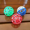 Suministro de Bolas de Juguete Campana Redondas Huecas de Plástico Bicolor para Hámsteres, Chinchillas, Gatos y Perros, 4 cm, Lote Mixto, Juguetes para Gatos