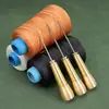 Kit de Ferramentas Furador para Reparo de Sapatos, Máquina de Costura Manual, Furador Agulha para Cabedal de Sapato, Agulha de Crochê para Solas
