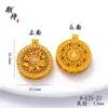 Collar con Colgante de Brújula de Ocho Tesoros Chapado en Oro Venta al por Mayor Nuevo Estilo Chino Cadena para Suéter Lujo Ligero Sensación de Alta Gama Joyería Versátil Otoño Invierno para Mujeres