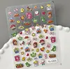 Pegatinas de Dibujos Animados Lindos en Relieve, Impermeables Tridimensionales Stitch DIY Pegatinas para Uñas Modelo Yl