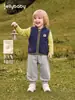 Chal para niño jellybaby 2026 otoño bebé polar tigre chaqueta infantil chal informal para niño pequeño