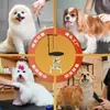 Mesa de peluquería para mascotas transfronteriza, mesa de peluquería para perros, mesa de recorte y manejo para gatos y perros, presión de aire ajustable, giratoria, redonda, plegable
