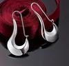 Pendientes de temperamento suave de material de cobre con forma transfronteriza, pendientes de Joker de moda con personalidad europea y americana, gancho de oreja de metal al por mayor