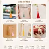 Festival do Meio do Outono Liga de Zinco Coelho Borla Pingente Novo Chinês Hanfu Botão de Pressão Bolsa Charme Carro DIY Pingente de Borla do Meio do Outono