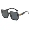 K-Style Bi Gafas de Sol de Montura Grande para Mujer Gafas de Sol Estilo Ins Harajuku Retro Anti-UV Transmisión en Vivo Fábrica Venta al por Mayor Dropshipping