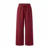 Calça de moletom casual lisa para homens, estilo americano moderno, versátil, simples, calça longa básica de perna reta com cintura elástica