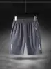 Shorts Casuais Esportivos Masculinos Oversized de Secagem Rápida com Bolsos com Zíper para o Verão