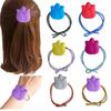 Tocado de tulipán simple de estilo coreano, anillo para el cabello, cuerda para el cabello, accesorios para el cabello duraderos de Etsy, tendón de goma, cuerda para el cabello simple, cabello hecho a mano
